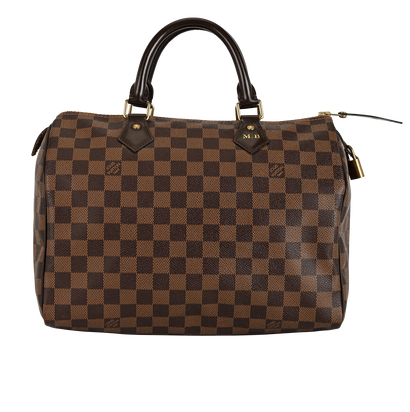 Speedy 30, &pound;620, Handbags, Brown, Canvas, Front view
